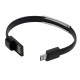 Kabel USB Bracelet, czarny 
