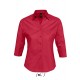  Zoom Ladies Stretch-3/4-Sleeve Blouse Effect 