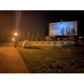 Jędrzejów / ul. Cmentarna, strona A / billboard 18m2 